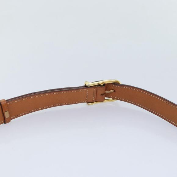 CELINE Macadam Canvas Shoulder Bag Beige Brown Gold - Picture 8 of 12